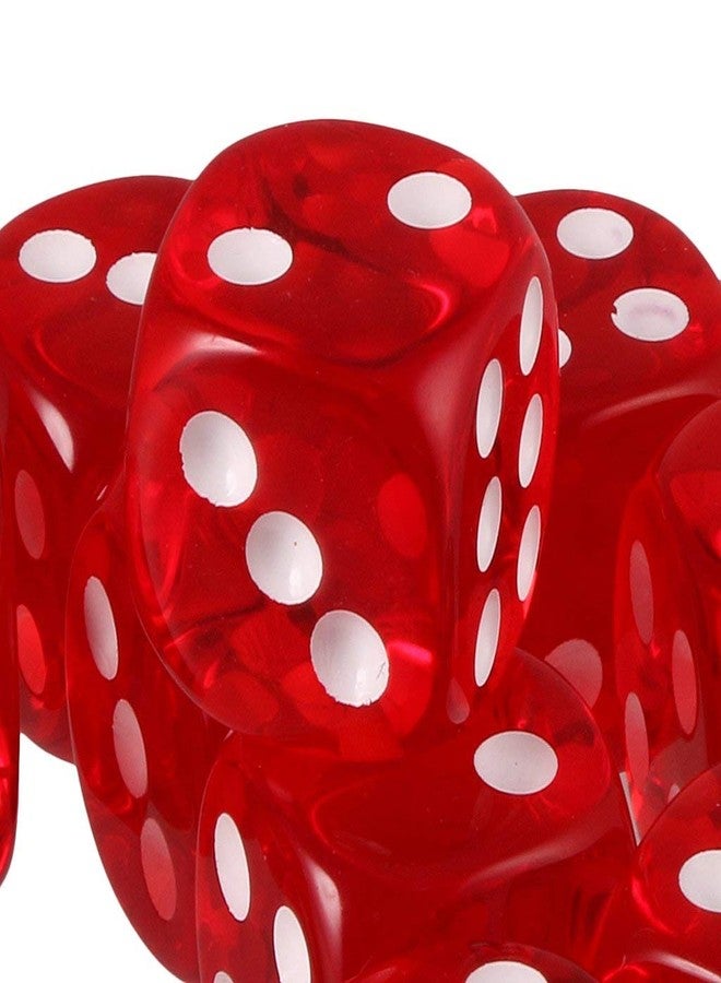 Firstly Traders 20 Pieces Dice Set Translucent Colors 6 Sided Round Corner Dice 14 mm - Image 5